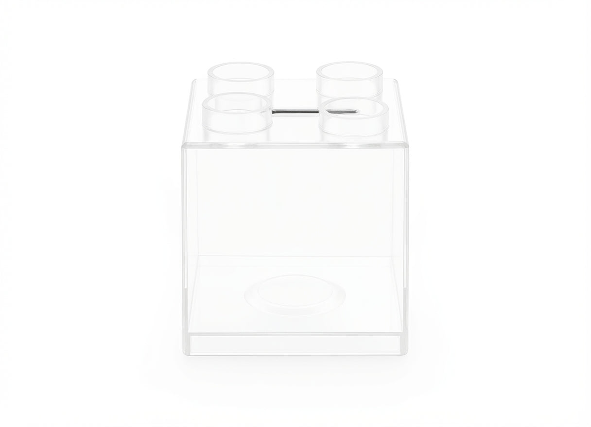 Tirelire Transparente en Cube
