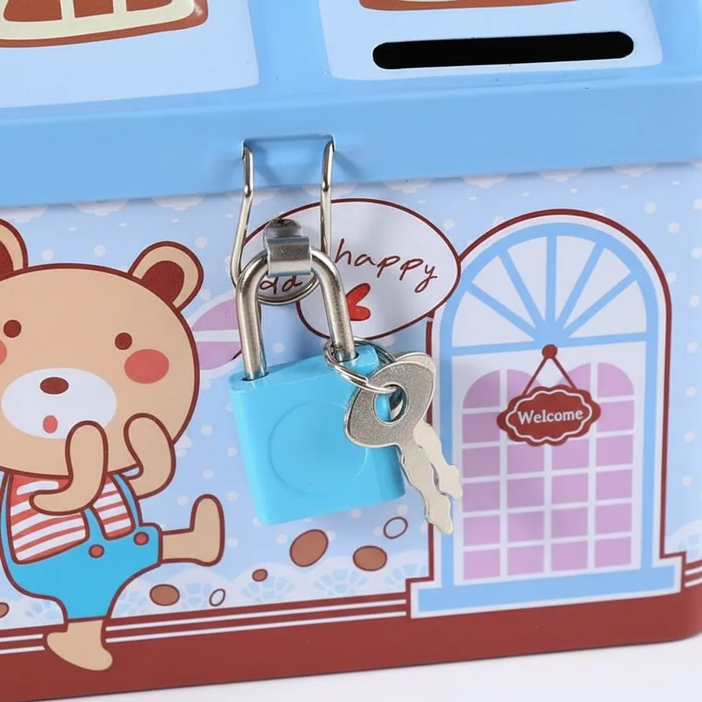 Boîte à Tirelire avec Cadenas