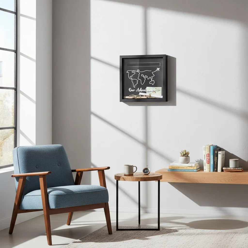 Cadre Tirelire Voyage