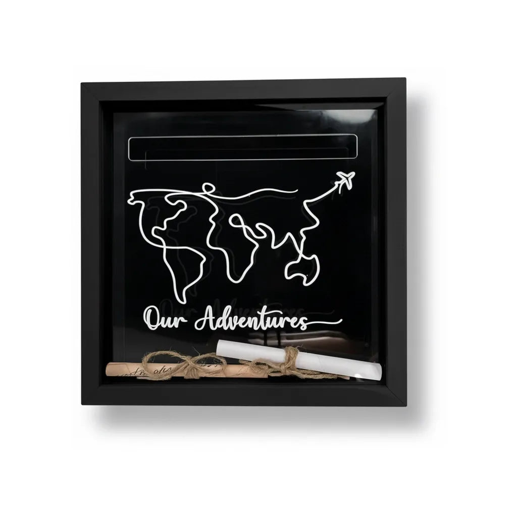 Cadre Tirelire Voyage