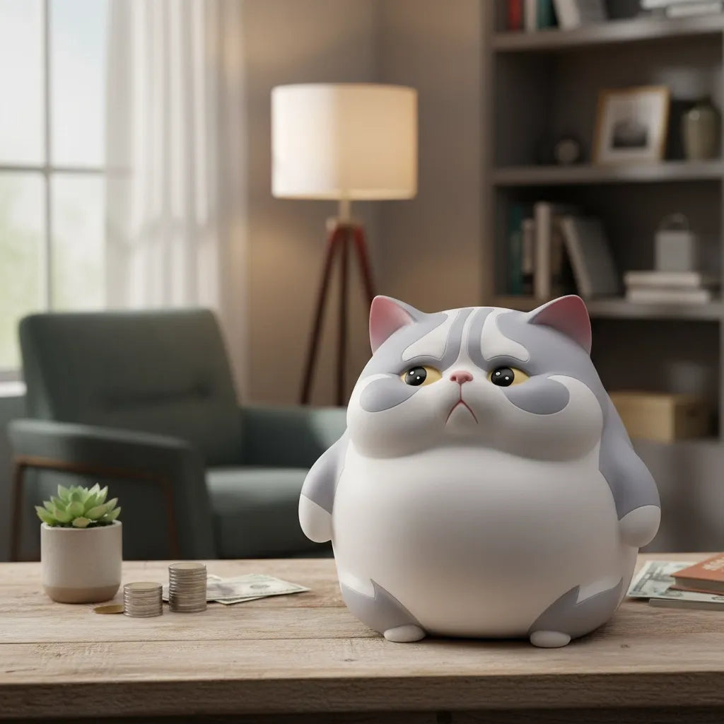 Grande Tirelire Chat