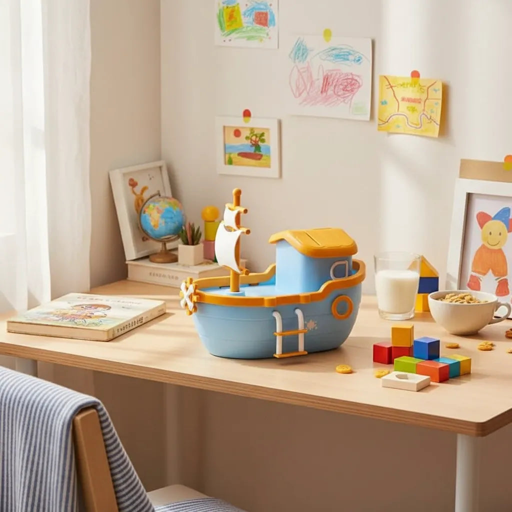 Tirelire Bateau pour Enfant