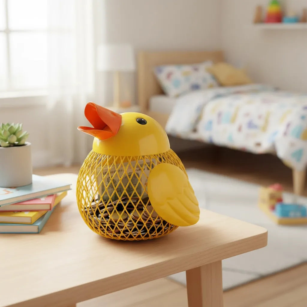 Tirelire Canard Métal