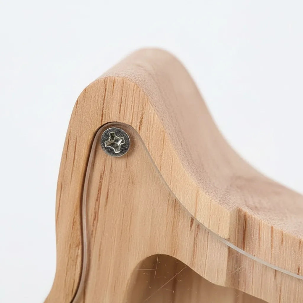 Tirelire Chat en Bois