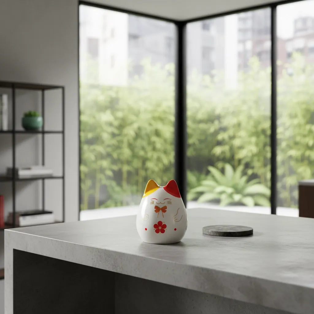 Tirelire Chat en Céramique