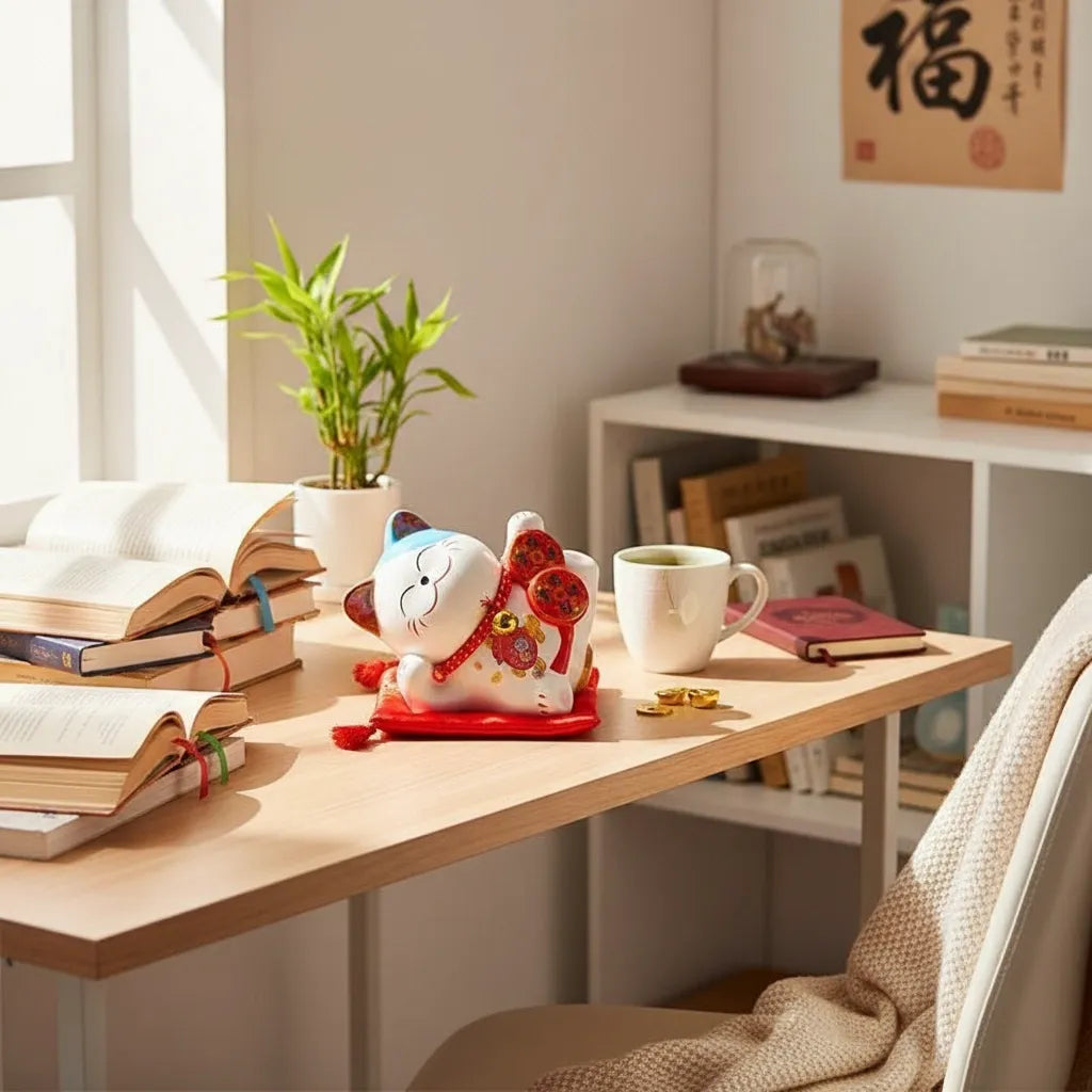 Tirelire Chat Chinois