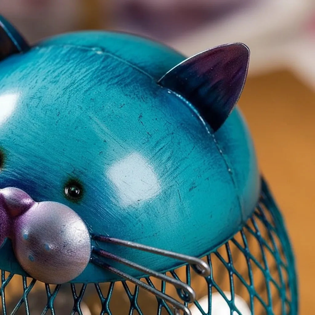 Tirelire Chat en Métal