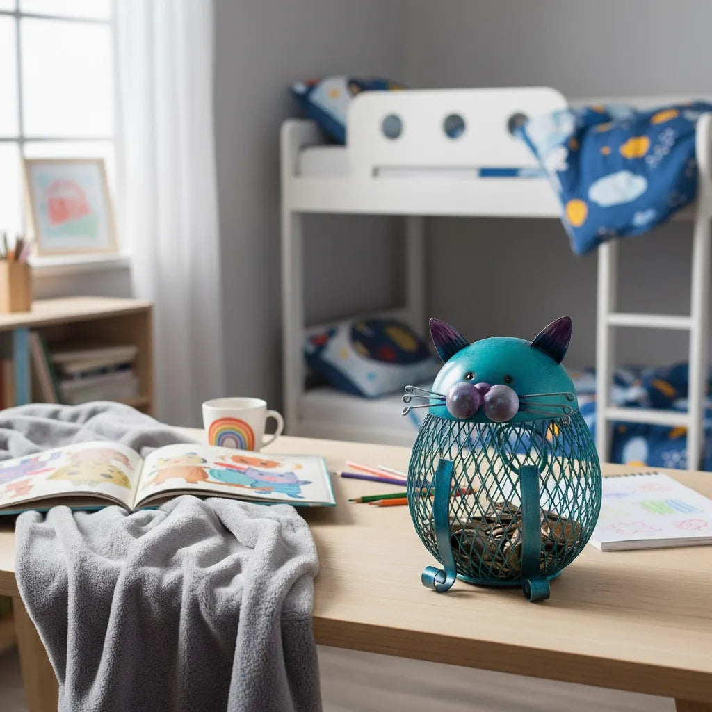 Tirelire Chat en Métal