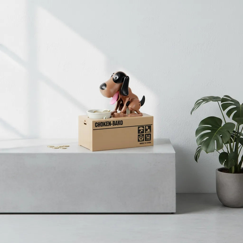 Tirelire Chien Gamelle