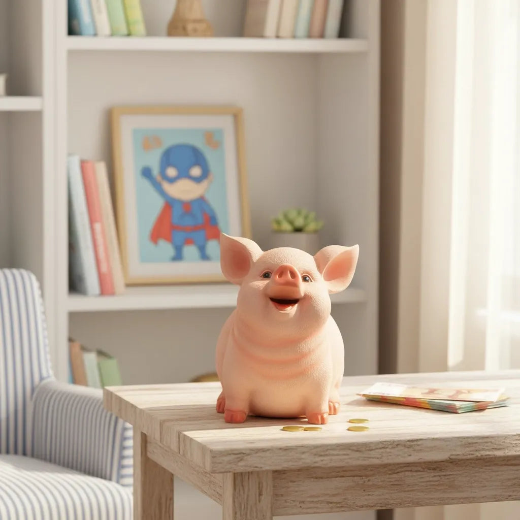 Tirelire Cochon Assis