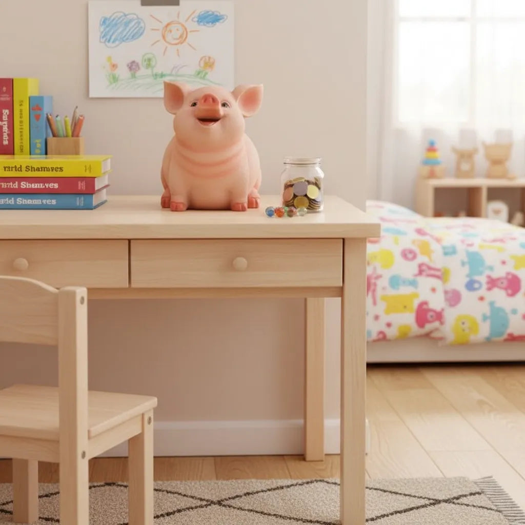 Tirelire Cochon Assis