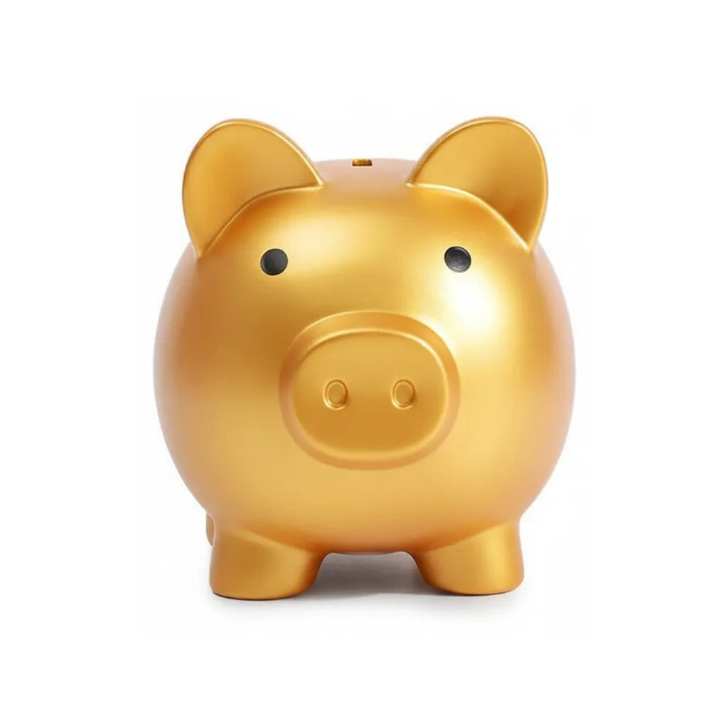 Tirelire Cochon Doré