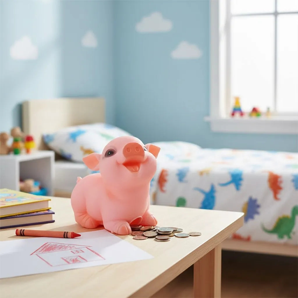 Tirelire Cochon en Plastique