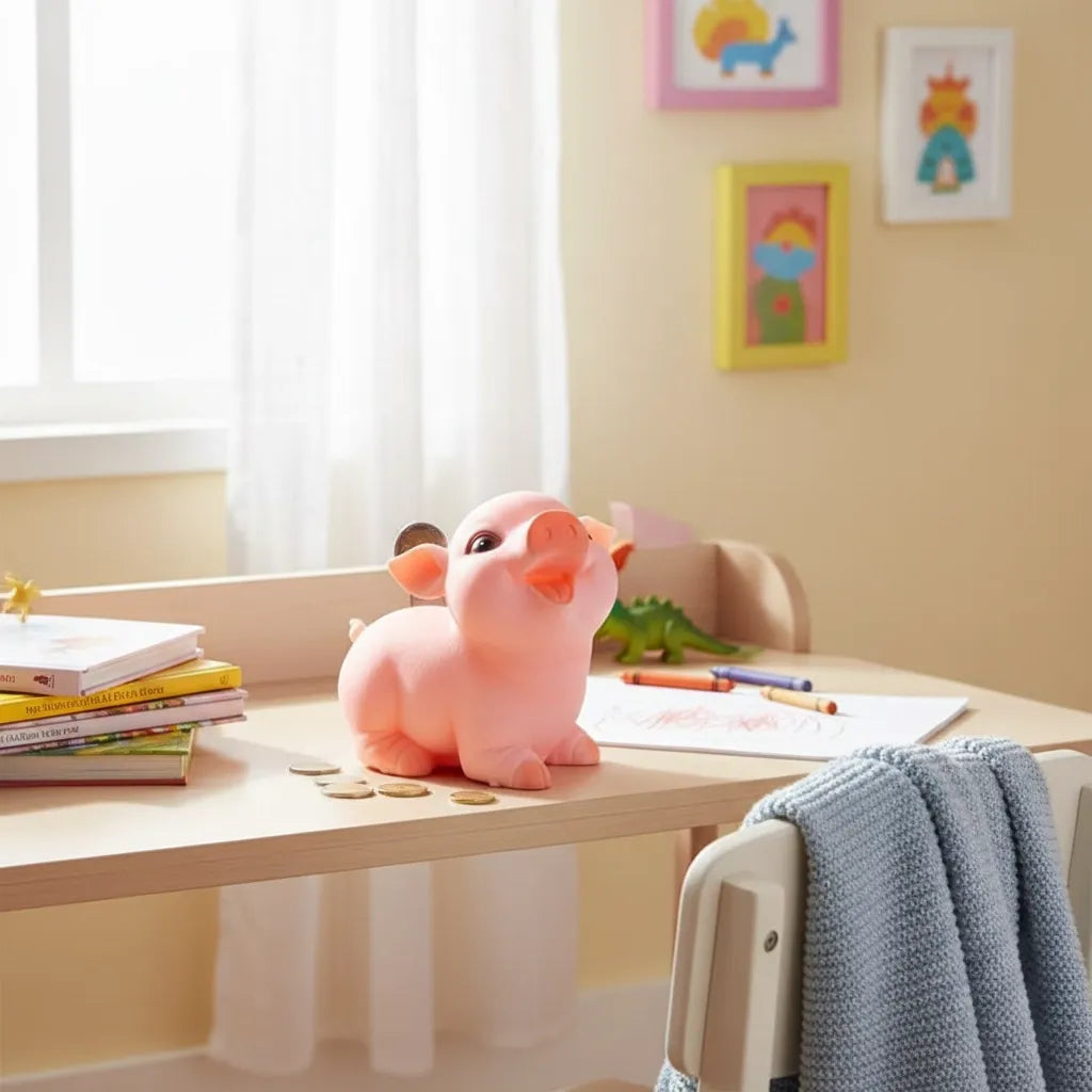 Tirelire Cochon en Plastique