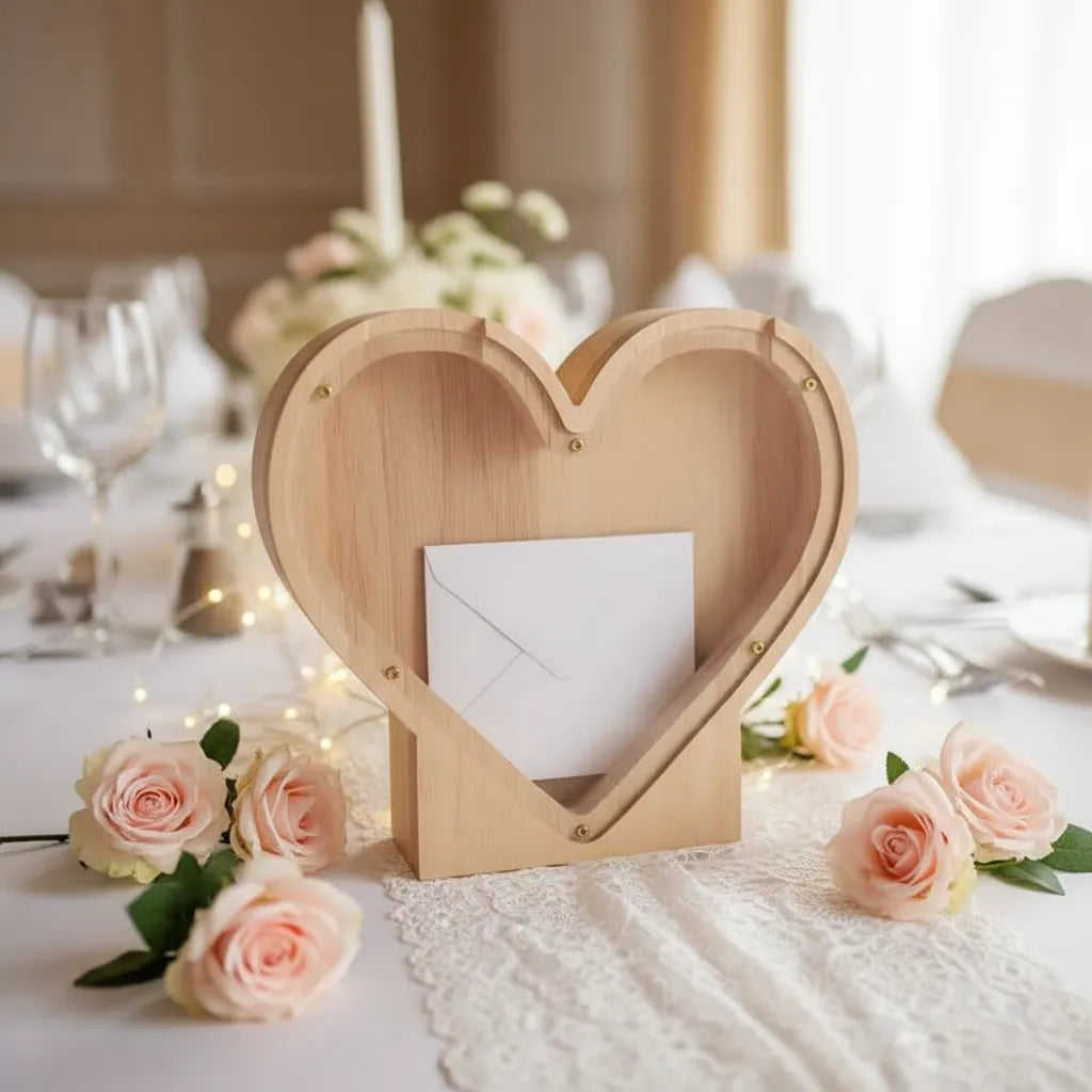 Tirelire Cœur Mariage