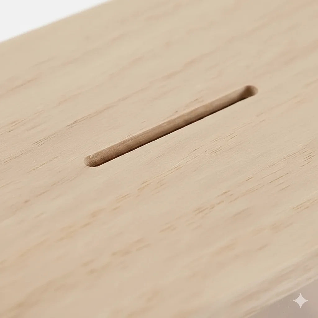 Tirelire en Bois à Personnaliser