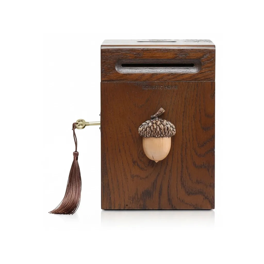 Tirelire en Bois Artisanale