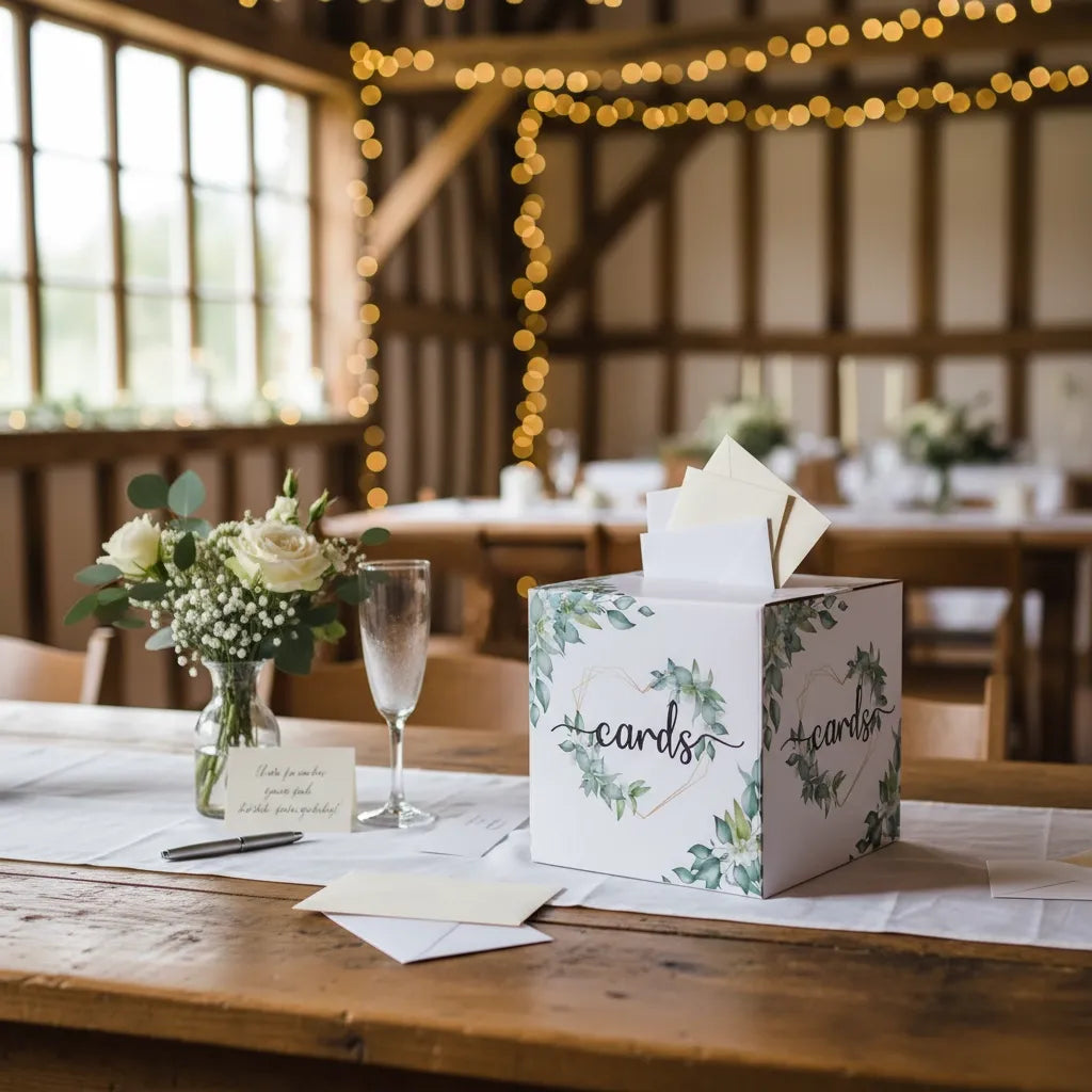 Tirelire en Carton pour Mariage