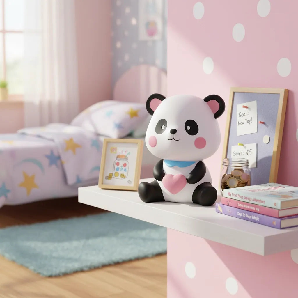 Tirelire Fille Panda