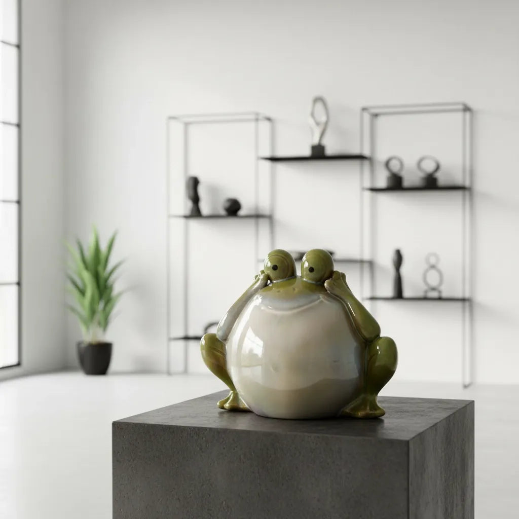 Tirelire Grenouille Céramique