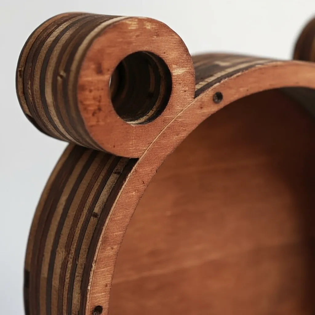 Tirelire Grenouille en Bois