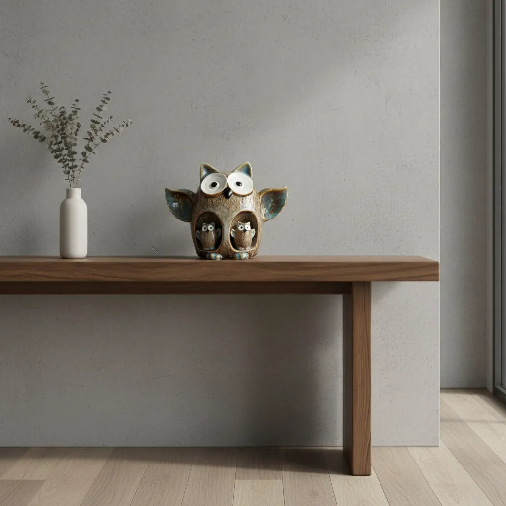 Tirelire Hibou Céramique