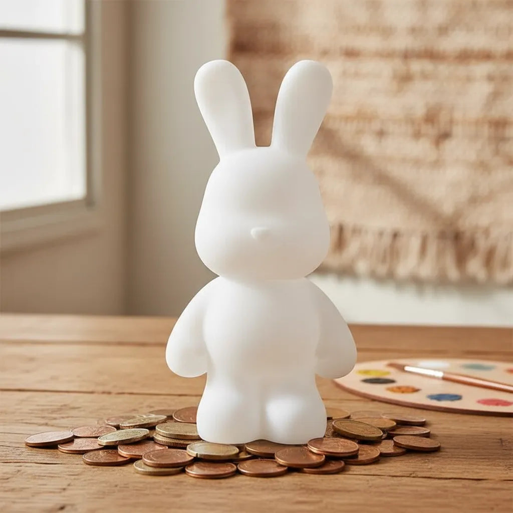 Tirelire Lapin Blanc