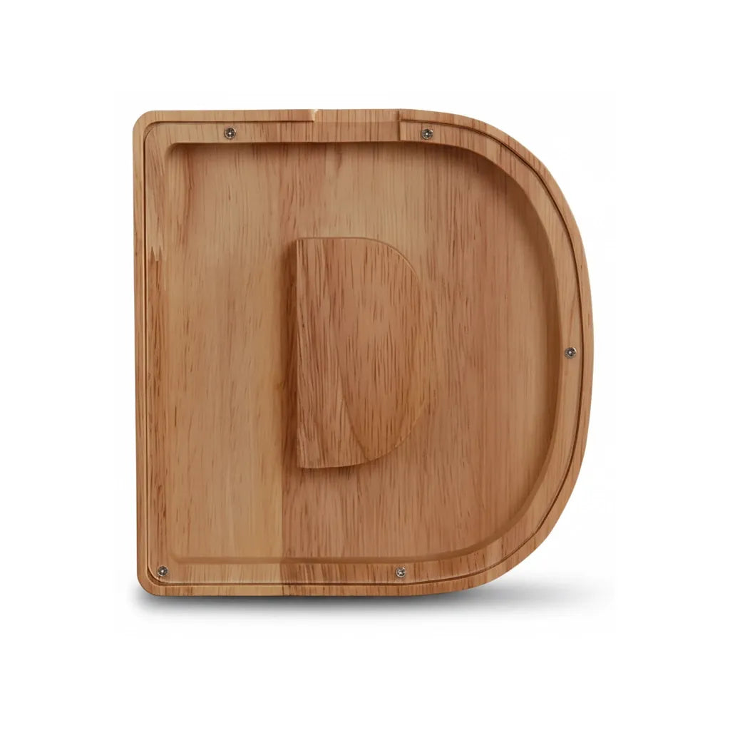 Tirelire Lettre en Bois