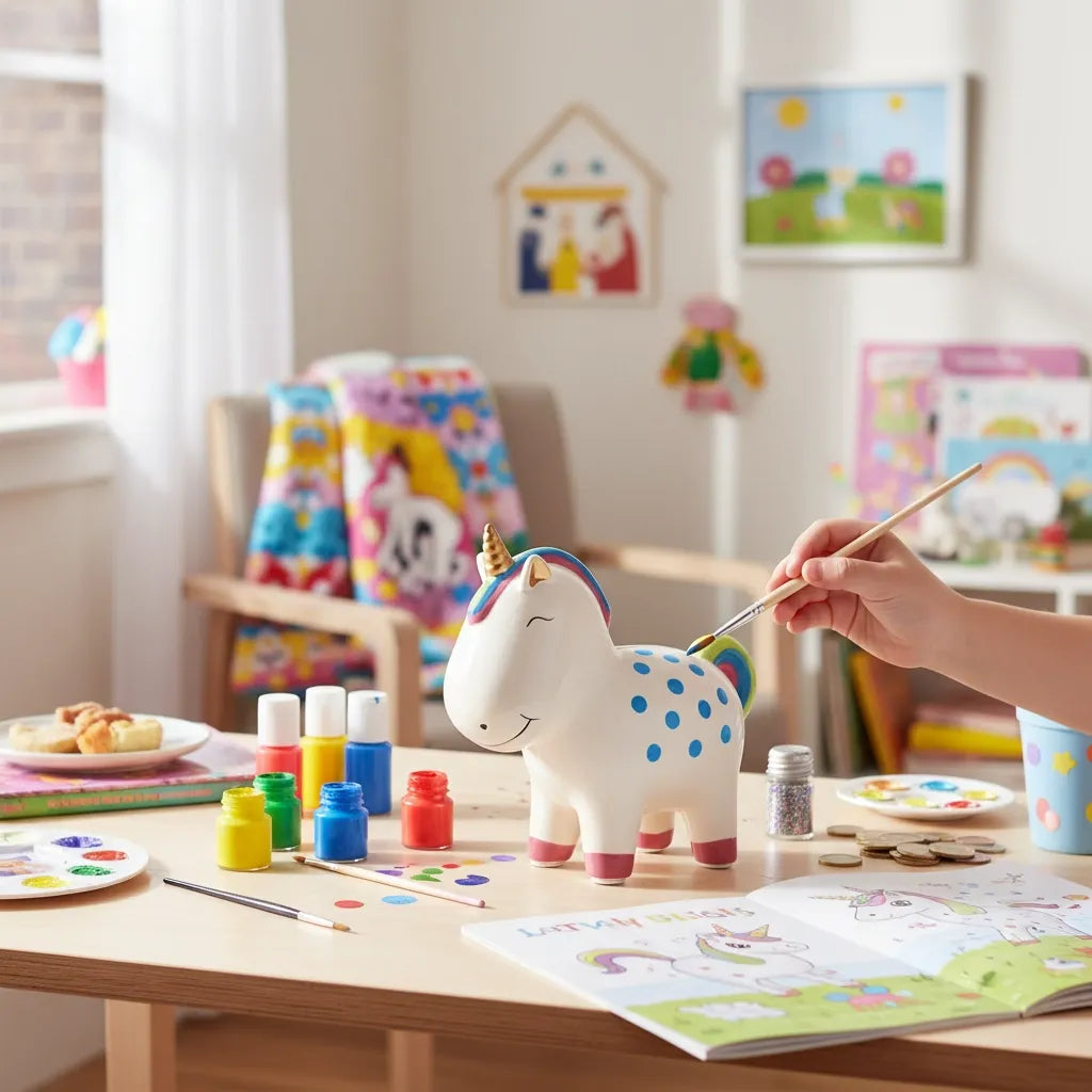 Tirelire Licorne à Décorer