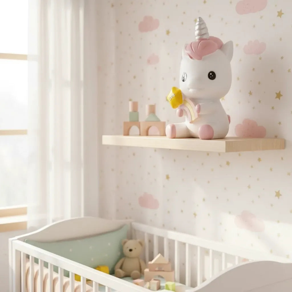 Tirelire Licorne Blanche
