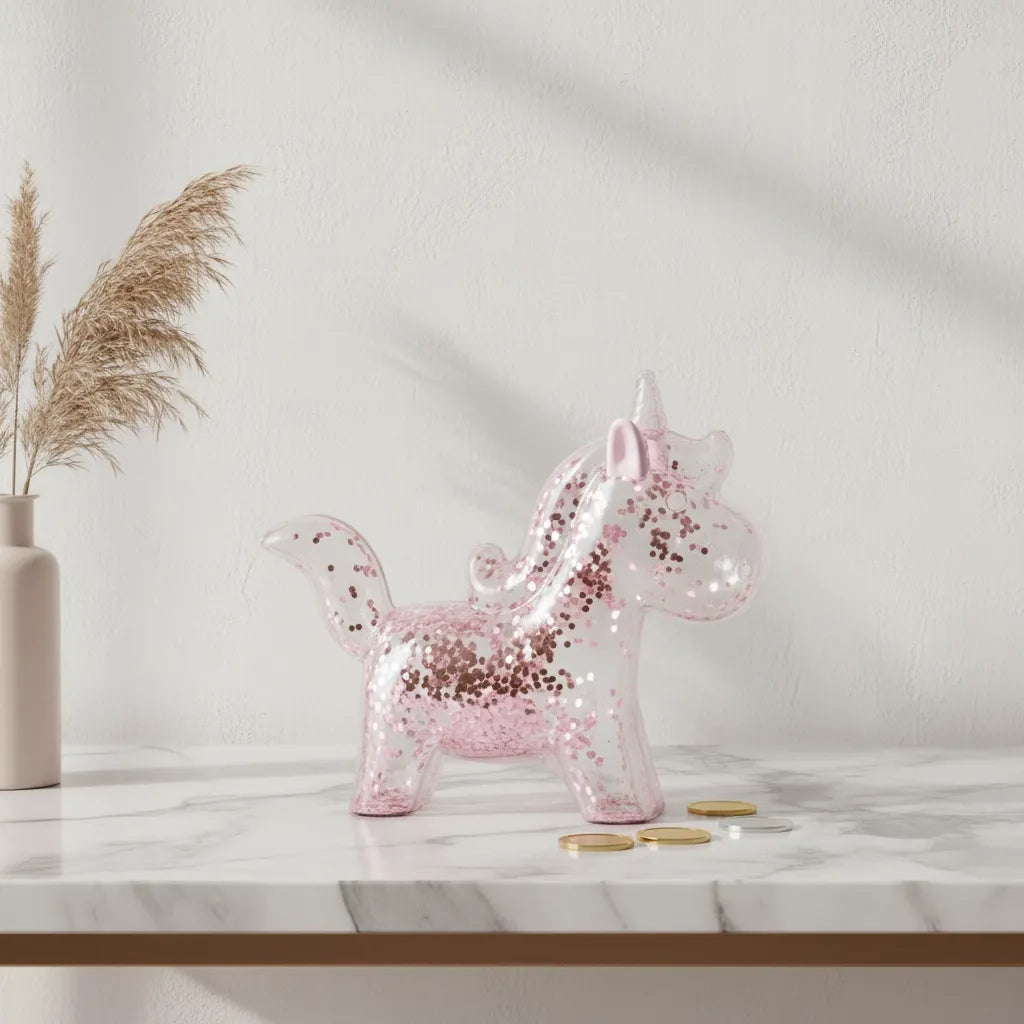 Tirelire Licorne Plastique