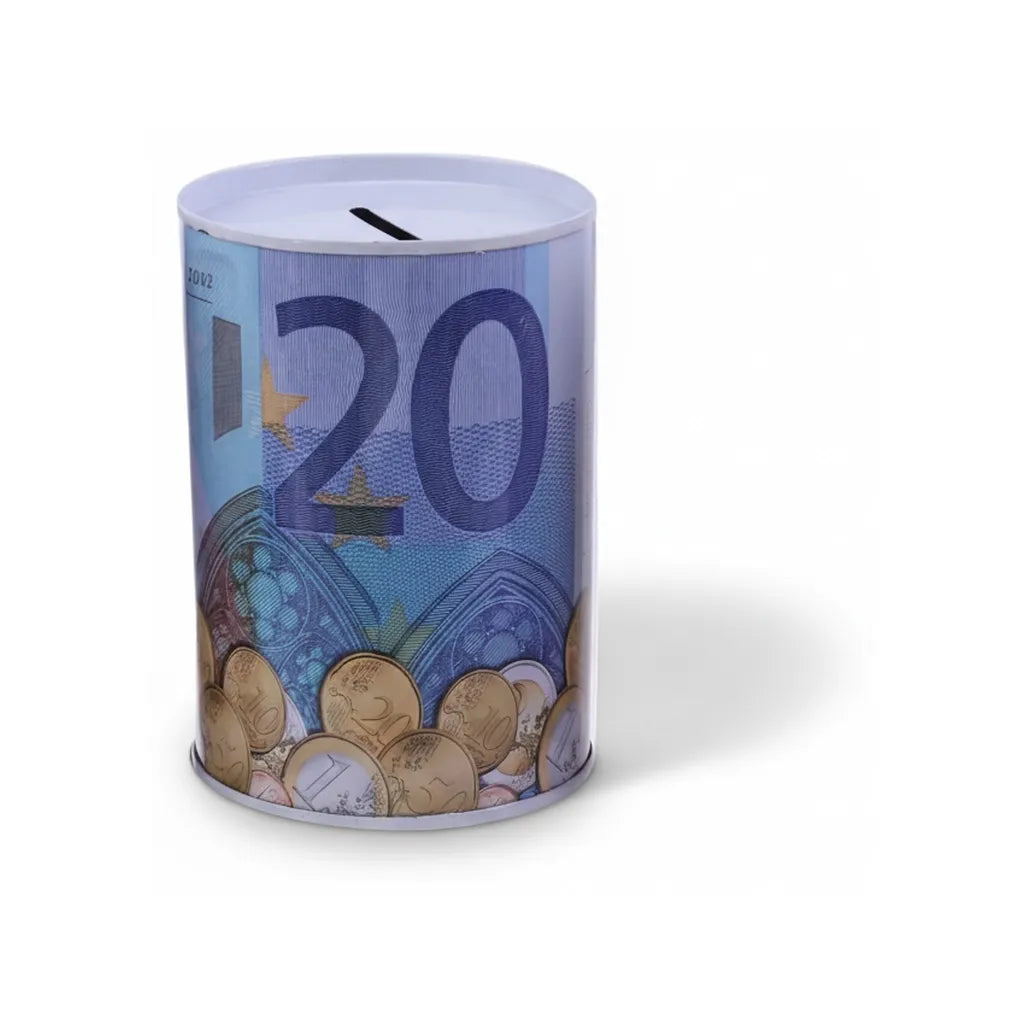 Tirelire Métal Euros