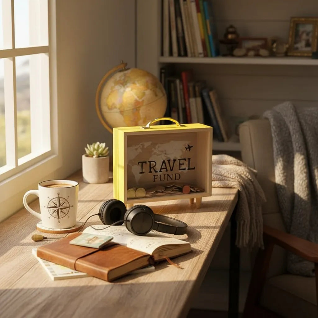 Tirelire Originale pour Voyage