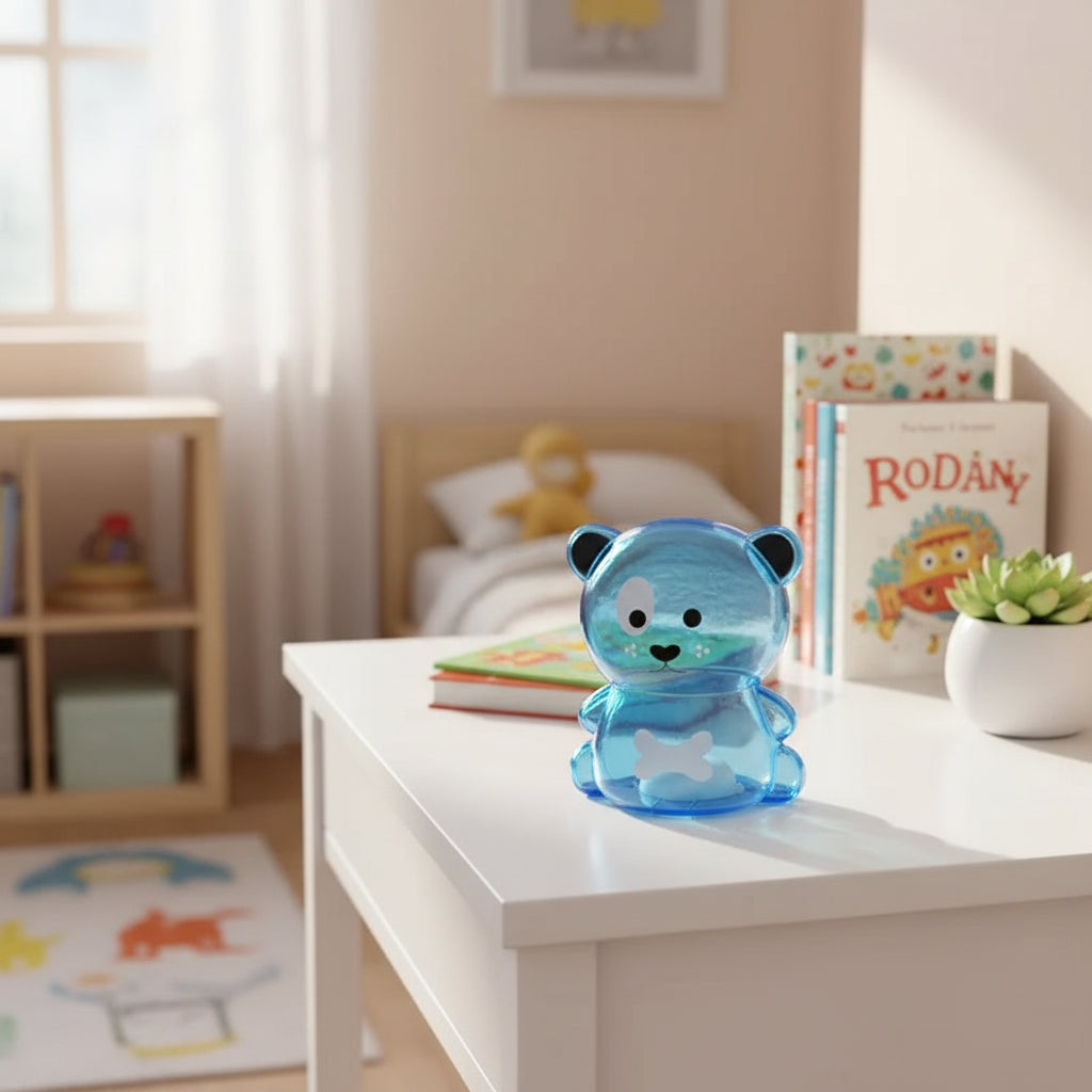 Tirelire Ourson Bleu