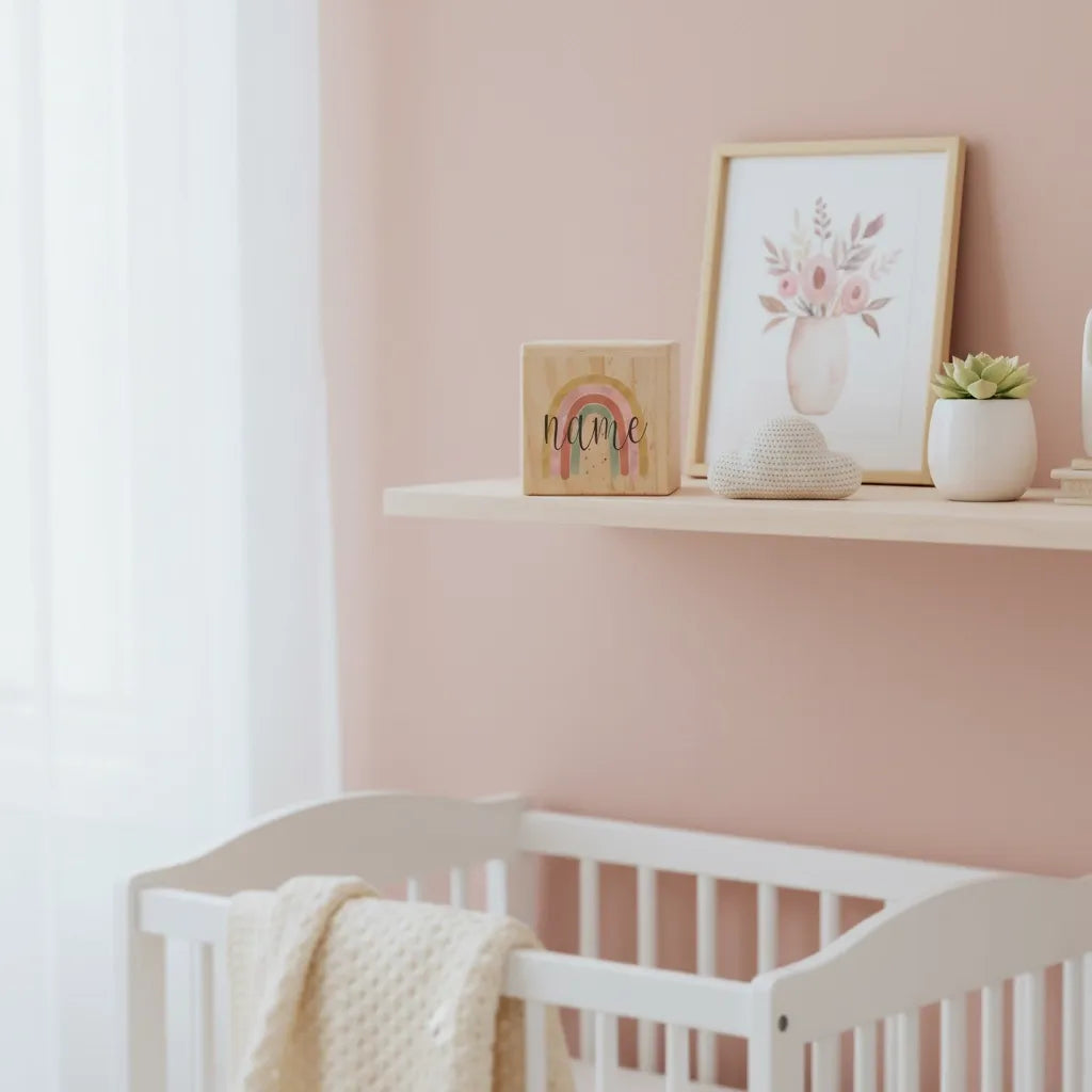 Tirelire Personnalisée pour Fille en Bois