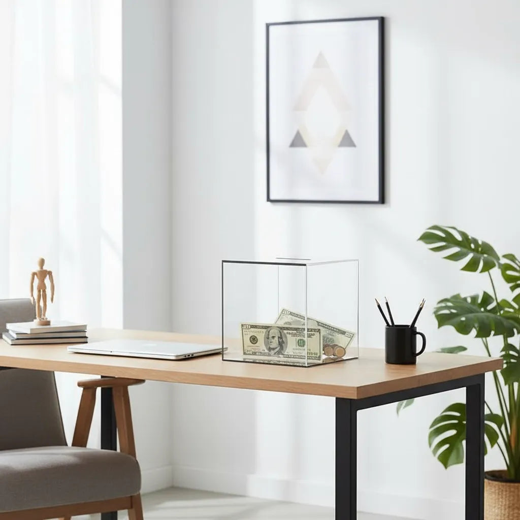 Tirelire Transparente à Casser