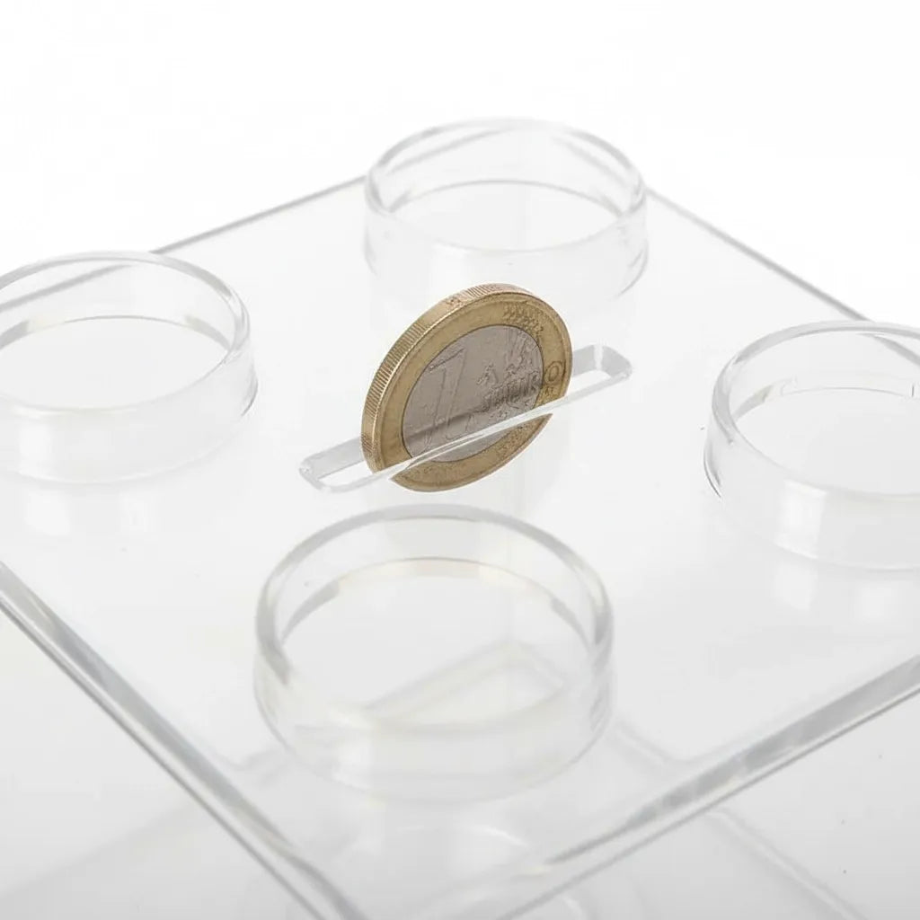 Tirelire Transparente en Cube