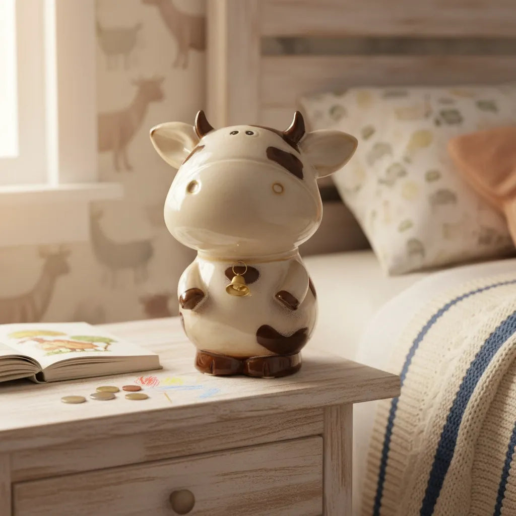 Tirelire Vache Céramique