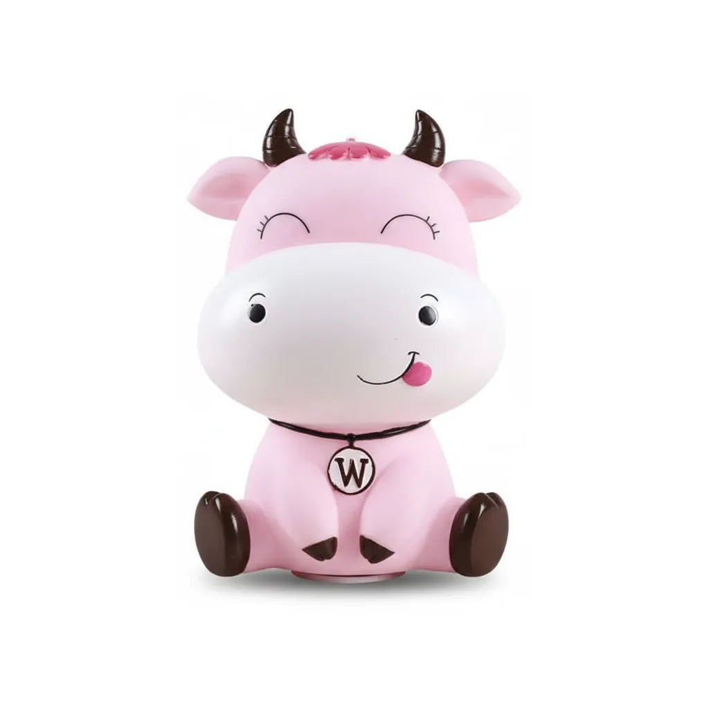 Tirelire Vache Rose