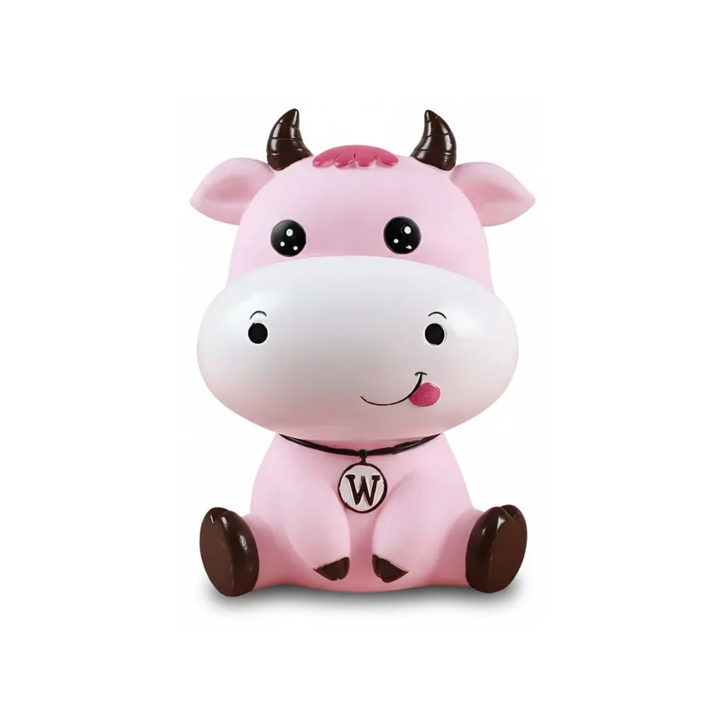 Tirelire Vache Rose